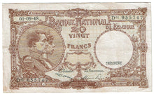 Load image into Gallery viewer, Belgium 20 Francs #111 1948