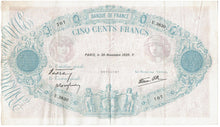 Load image into Gallery viewer, France Cinq Cents Francs Krause 88c 1939