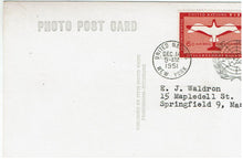 Load image into Gallery viewer, United Nations #C1 FDC December 9 1951 on real photo postcard of the United Nations Building