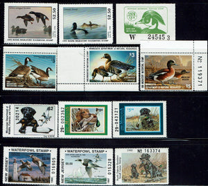  State Duck Stamps Mint Lot