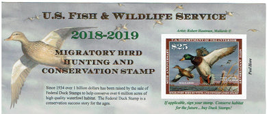 US Federal 2018 Duck Stamp RW85a