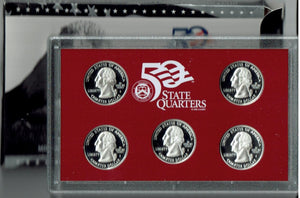 US Silver Proof 2007 Quarter Set