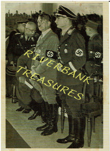 Hitler with his Deputies 1933 real Photo Postcard 