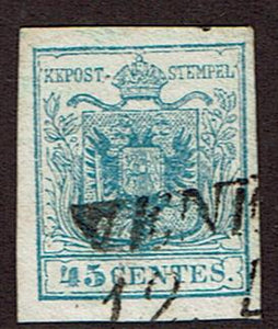 Austria Lombardy and Venetia #6c Stamp 