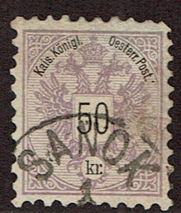 Austria # 46 Cancelled Stamp