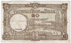 Belgium 20 Francs #111 1948