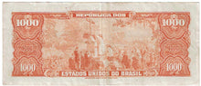 Load image into Gallery viewer, Brazil 1000 Cruzeiros #173a 1963