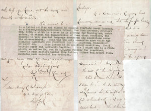 General Winfield Scott Hancock Election Letter