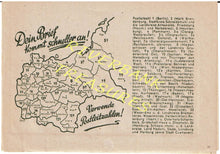 Load image into Gallery viewer, German bisect #  on Germany Zone Map Cover