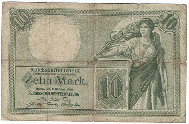 Germany 10 Mark #9b 1906