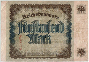 Germany 5000 Mark KR 77 1922 Fine