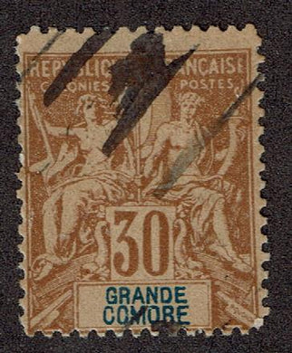 Grand Comoro Island #12 Cancelled Stamp