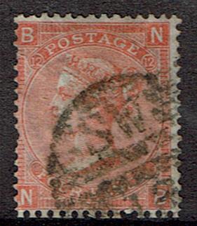 Great Britain #43 Plate 12 Cancelled