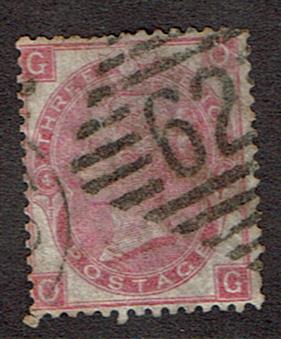Great Britain #49 Plate 4 Cancelled