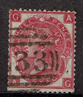 Great Britain #49 Plate 6 Cancelled