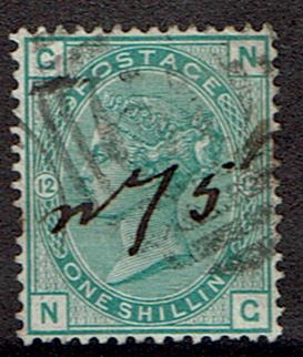 Great Britain #64 Plate 12 Cancelled