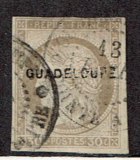 Guadeloupe #12 Cancelled