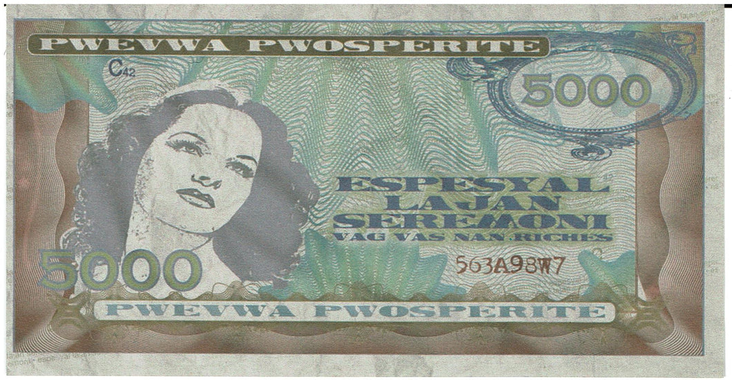 Haiti 5000 Ceremonial money PWEVWA PWOSPERITE  2002