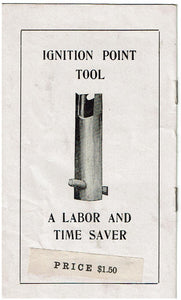 Mitchell ignition Point Tool Advertising Pamphlet