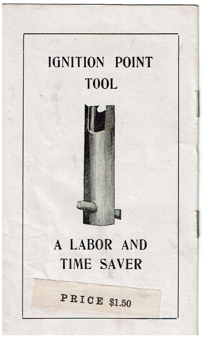 Mitchell ignition Point Tool Advertising Pamphlet
