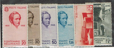 Italy #349-54 set MH