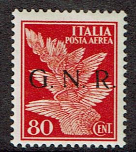 Italy #Mich 38 MH Italian National Republican Guard Issue