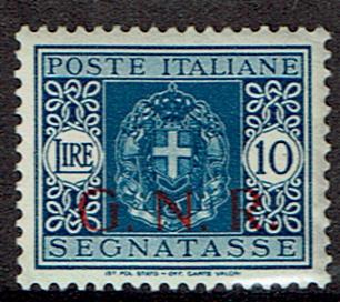 Italy #Mich 55 MH  Italian National Republican Guard Issue