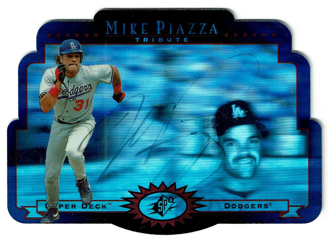 Baseball Mike Piazza Autographed 1 of 1 Upper Deck SPX 1996