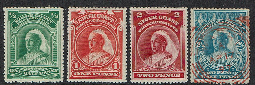 Niger Coast Protectorate #43-6 Short set