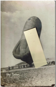 Real Photo Post Card OBS Balloon WWI Era