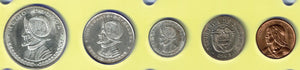 Panama 1961 mint coin set