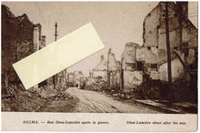 Load image into Gallery viewer, Photo Post Card Reims France after WWI
