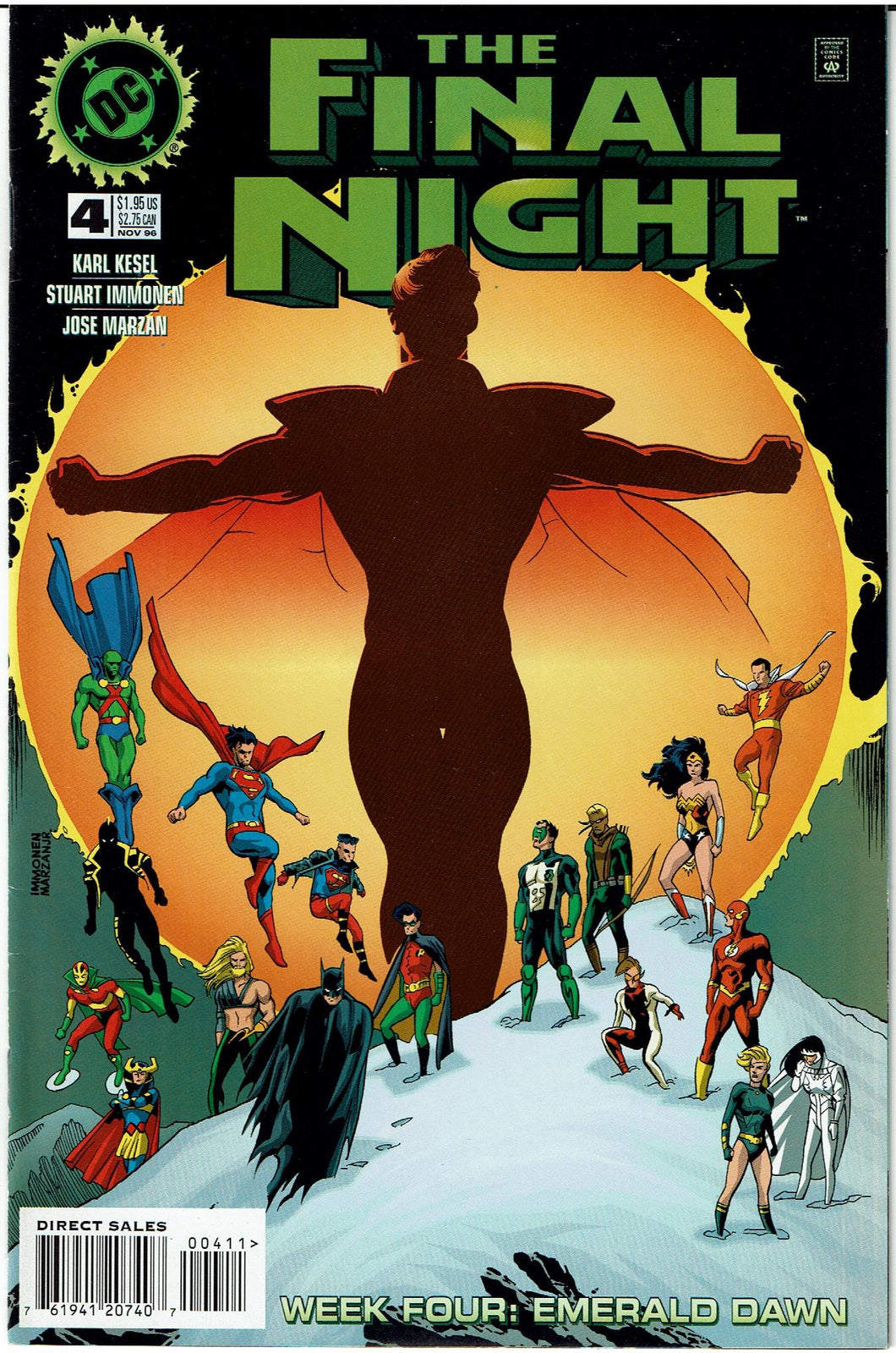 The Final Night #4 DC Comic Near Mint/Mint
