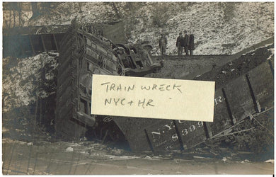 Real Photo NYC & HR Train Wreck