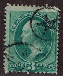 US Small Black Star in Ring Fancy cancel on 158
