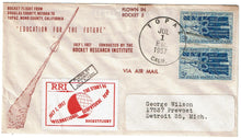Load image into Gallery viewer, US Rocket #5 Flight cover Topaz Cal. July 1 1957