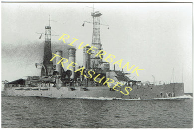 USS Virginia Real Photo postcard