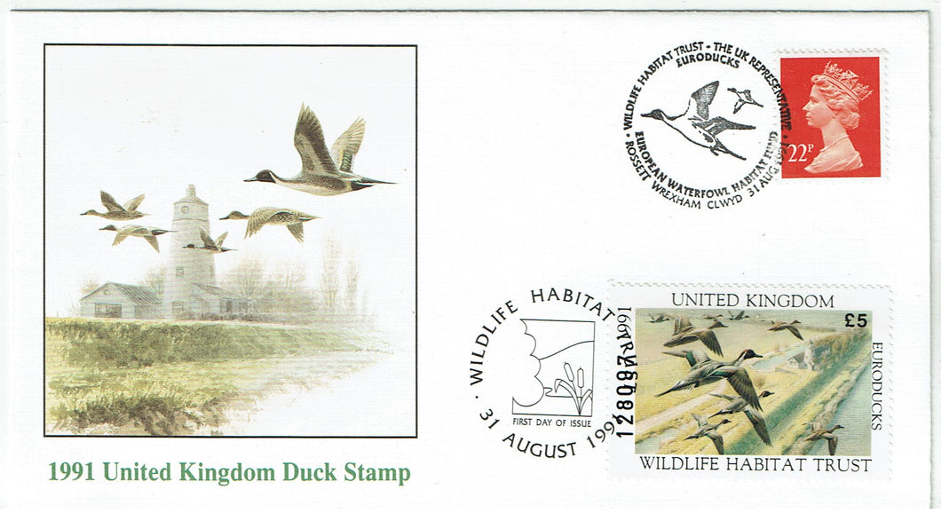 United Kingdom UK01 Duck Stamp FDC