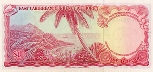 East Caribbean States 1965 13A One Dollar Uncirculated